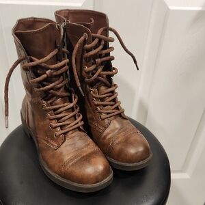 Brash Brown Combat Boots